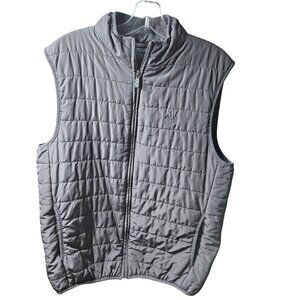 Chaps Mens Black Quilted Puffer Vest Size M